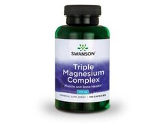 Triple Magnesium Complex 400mg 100 Capsule, Swanson